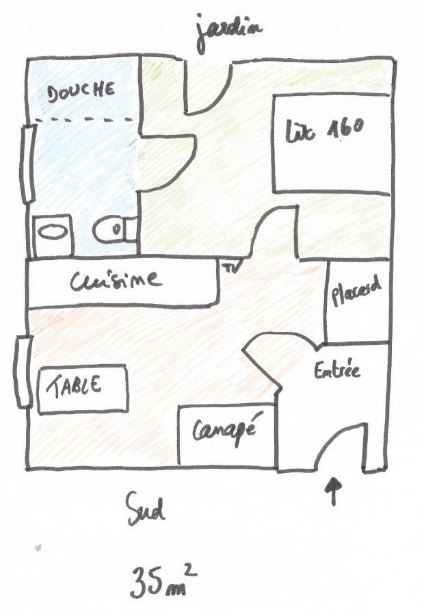 Residence Des 3 Iles, En Plein Centre-Ville, A 5 Min Des Plages, 3 Appartements Neufs Étables Exterior foto